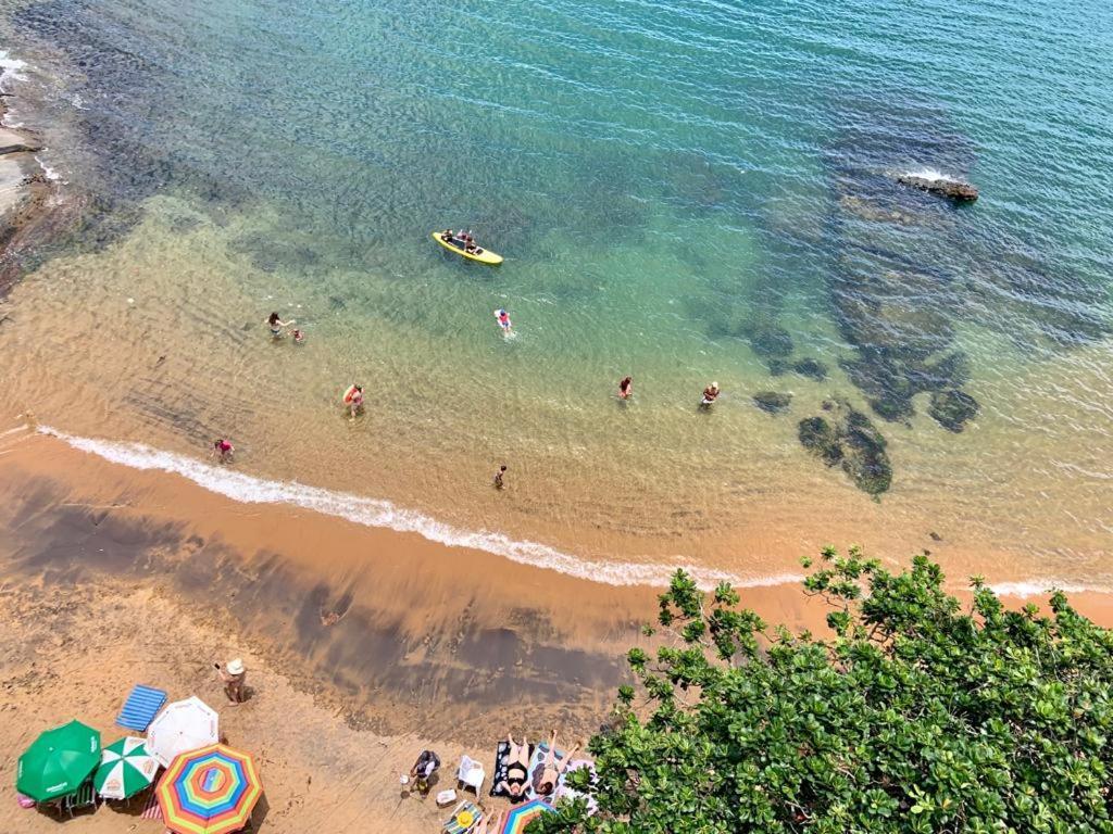 Apartamento Pe Na Areia E Aguas Tranquilas No Centro De Guarapari Exteriör bild